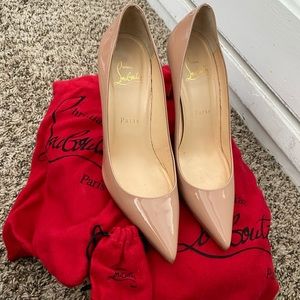 Christian Louboutin Décolleté 554 85 Patent Nude